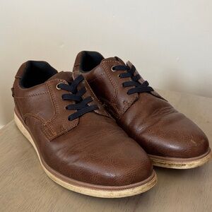 Boys Brown Leather Casual Shoes